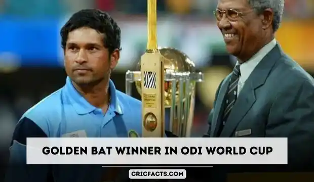 Golden Bat Winner in the World Cup