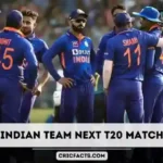 Indian Team Next T20 Match 2023 | Next T20 Match of India 2023