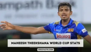Maheesh Theekshana World Cup Stats (2023), Age, Career, Wickets, Records