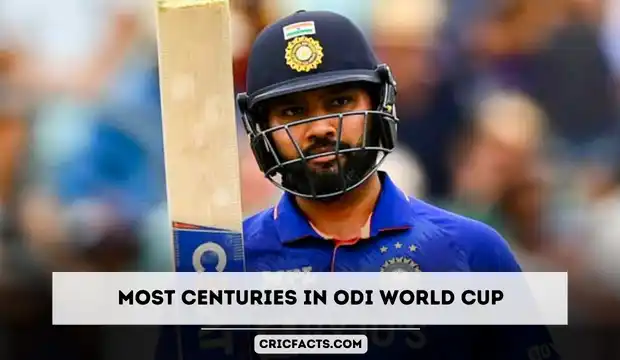 Most hundred in ODI world cup