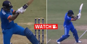 WATCH : Yadav pays tribute to Dhoni with stunning helicopter shot in 3rd T20I