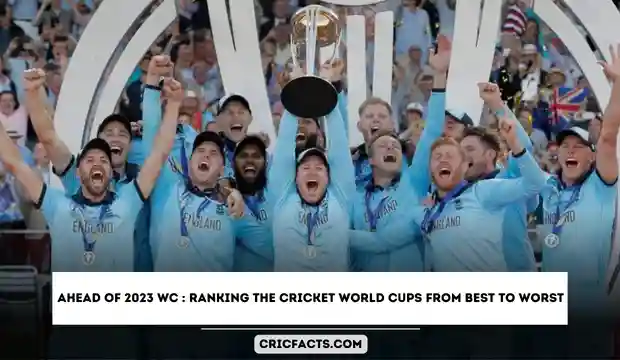 which Cricket World Cup is the best of all time