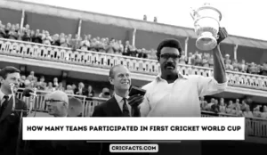 How Many Teams Participated in First Cricket World Cup