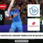 Where to Watch ICC ODI Cricket World Cup 2023 in Qatar?