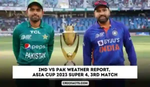 IND vs PAK Weather Report, Asia Cup 2023 Super 4, 3rd Match