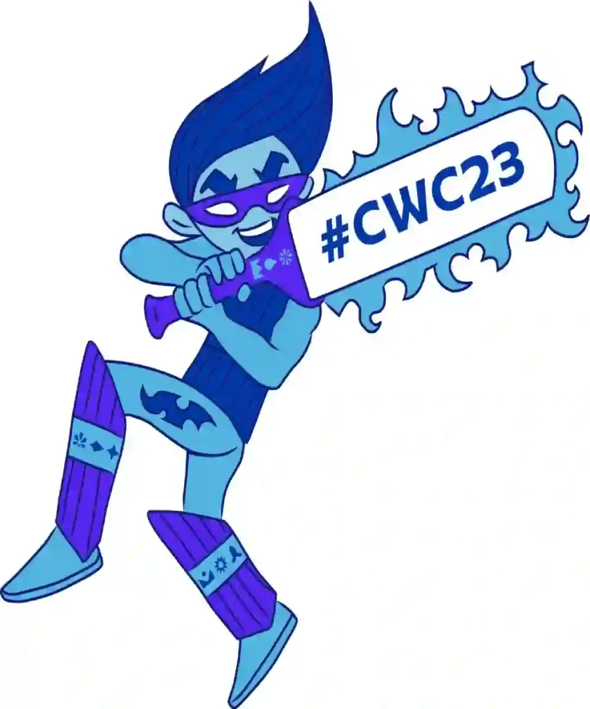 Male mascot for ICC Men Cricket World Cup 2023