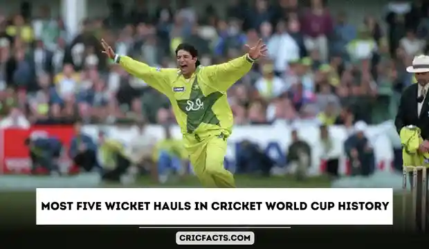 List of Players with Most Five-Wicket Hauls in ICC World Cup History