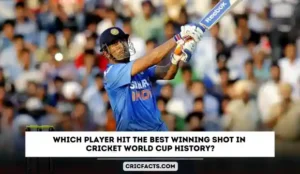 Which Player Hit the Best Winning Shot in Cricket World Cup History?