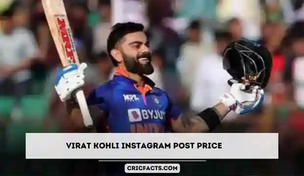 Virat Kohli Instagram Post Price 

