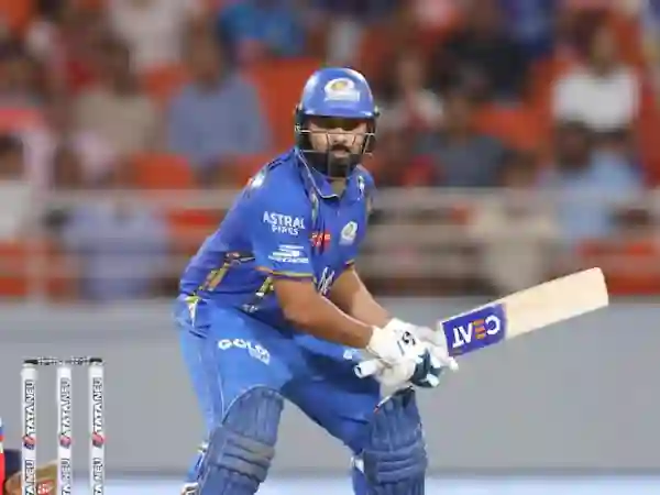 Rohit Sharma runs vs CSK