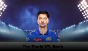 Tim David IPL 2025 Stats, Runs, Price, Team, Salary and Records