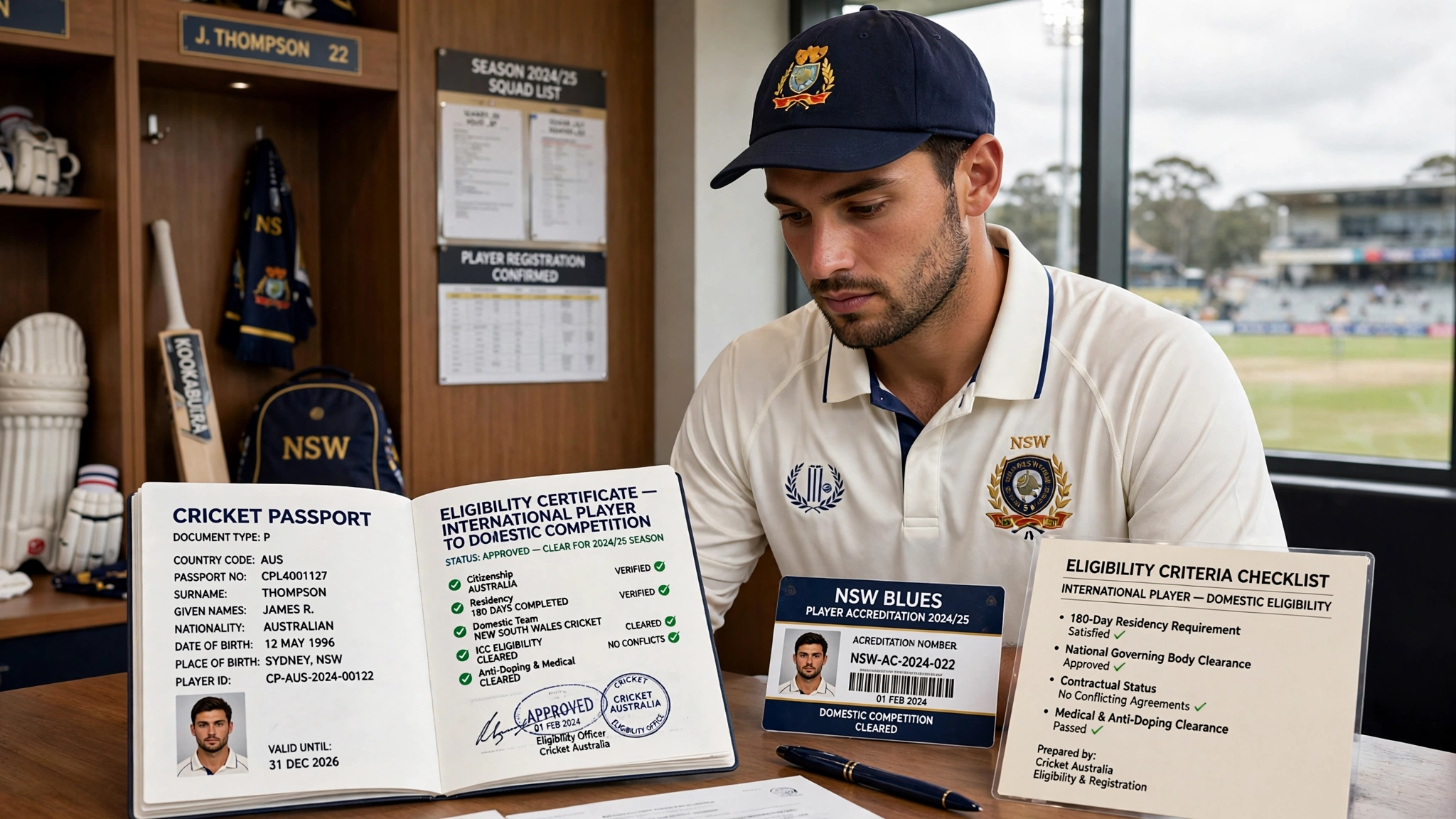 Home Ranji Trophy Overseas Player Rules: Passport and Eligibility